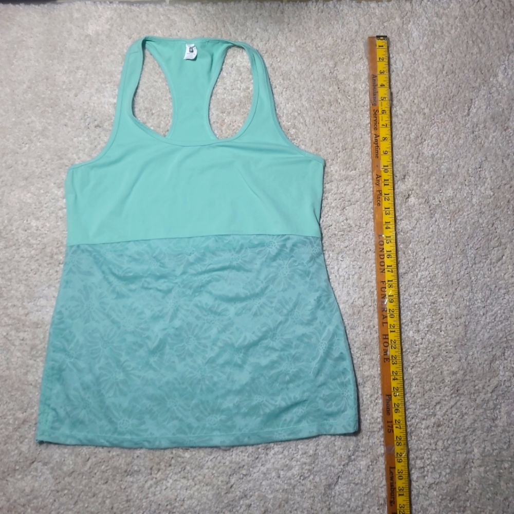Fabletics Mint Green Racerback Workout Tank - Picture 6 of 7